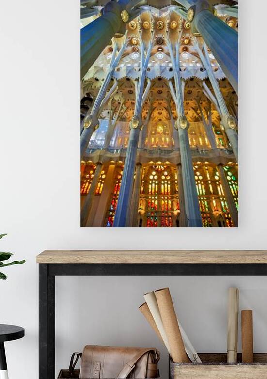 Explore the stunning interior of Basílica de la Sagrada Famíli by Marco Brivio