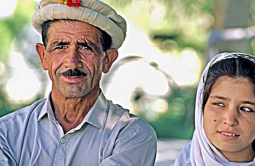 Father and daughter share a moment in Lahore Pakistan by Marco Brivio