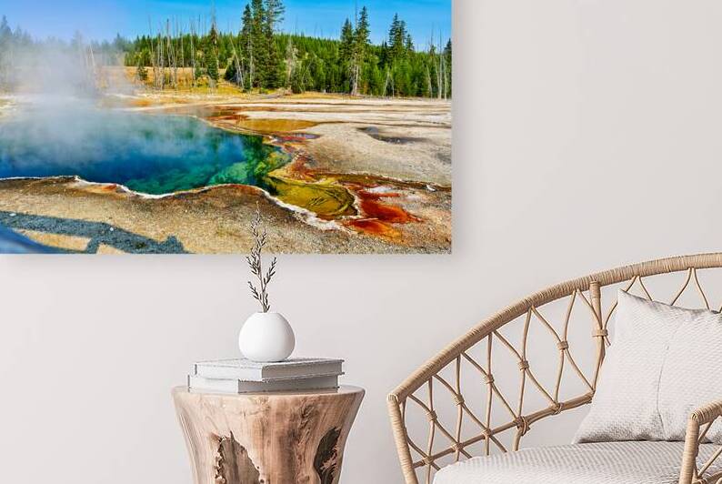 Visit abyss pool at yellowstone national park in usa by Marco Brivio