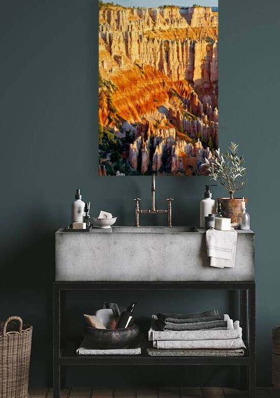 View of bryce canyon from bryce point in national park by Marco Brivio