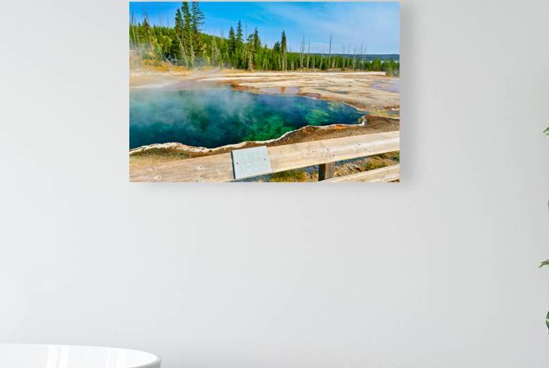 Visit Abyss Pool in Yellowstone National Park for a unique view by Marco Brivio