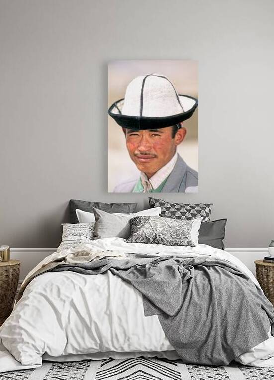 Young man in traditional hat from Uzbekistan by Marco Brivio