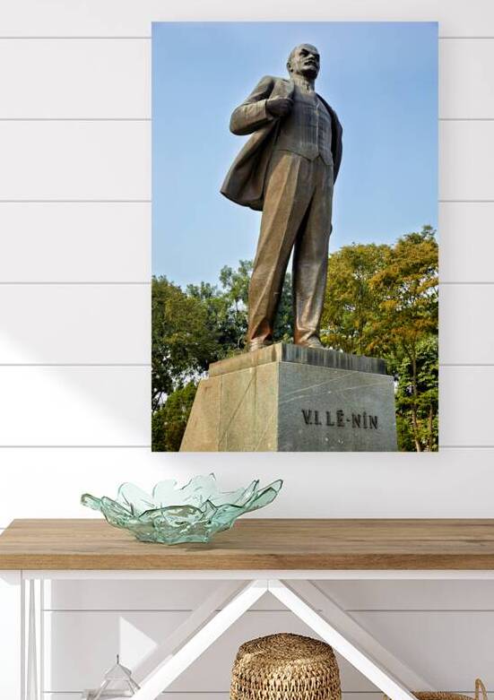 Statue of Lenin stands tall in Hanoi Vietnam by Marco Brivio