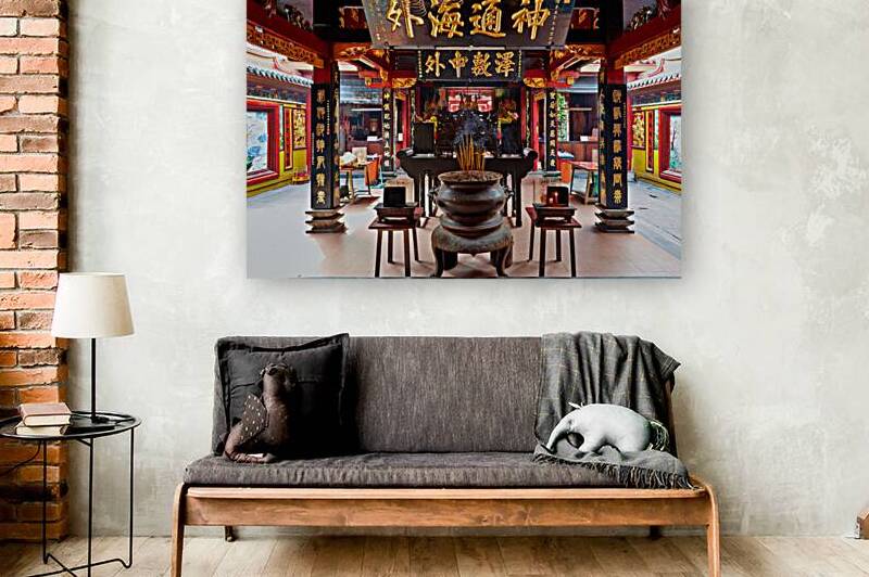 Temple in Ho Chi Minh City showing local culture and customs by Marco Brivio