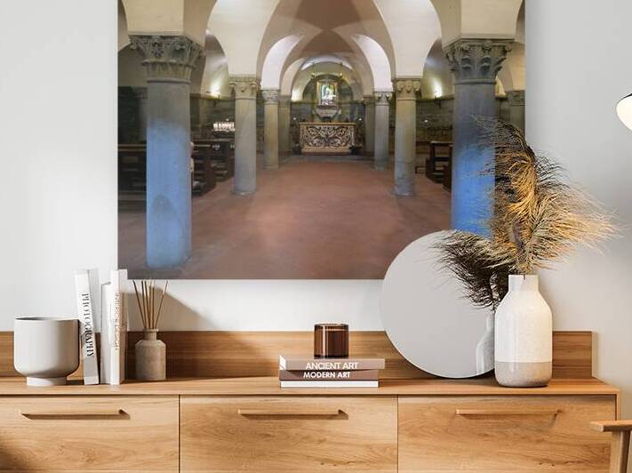 Exploring the crypt of Santa Maria della Pieve in Arezzo by Marco Brivio