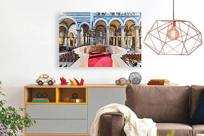 Pulpit by Giovanni Pisano inside Pisa Cathedral in Tuscany by Marco Brivio