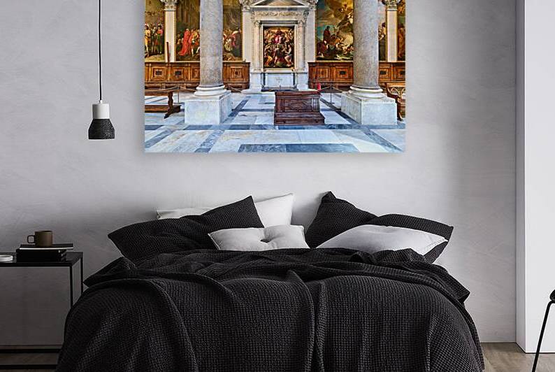 Interior view of the Cathedral in Pisa Tuscany Italy by Marco Brivio