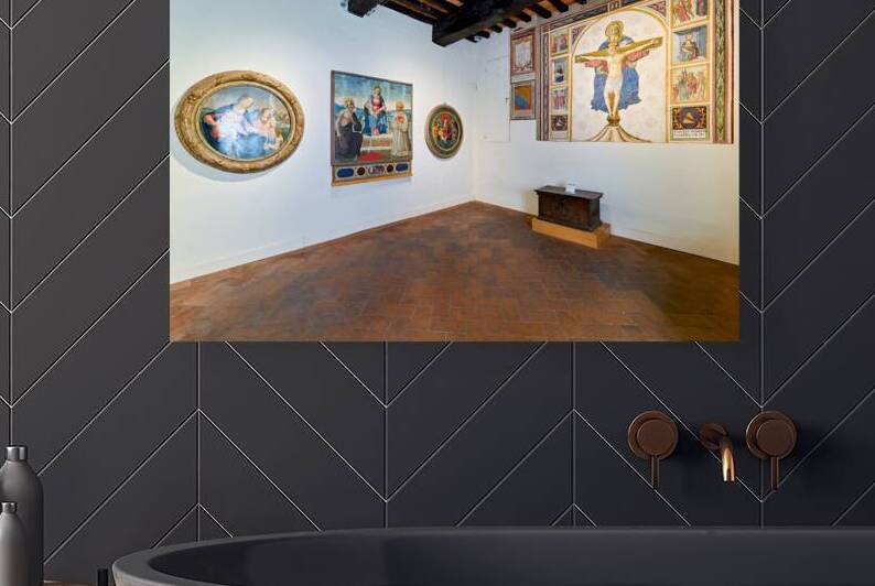 Visit to picture gallery in palazzo comunale in san gimignano by Marco Brivio