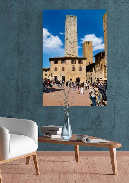 Visit to San Gimignano in Tuscany at Piazza del Duomo by Marco Brivio