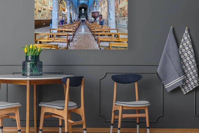 Interior of Collegiata di Santa Maria Assunta by Marco Brivio