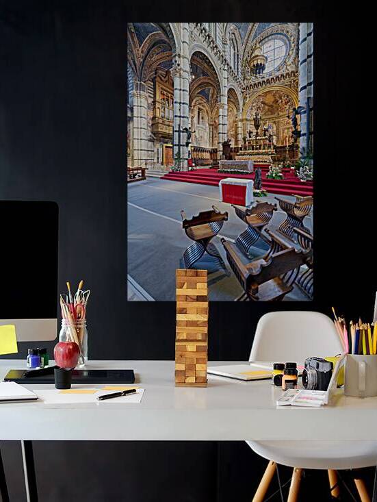 Siena Cathedral features a stunning altar and designs by Marco Brivio