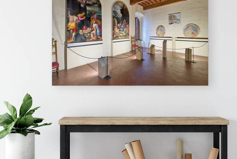 Art displayed in Volterra museum in Tuscany Italy by Marco Brivio