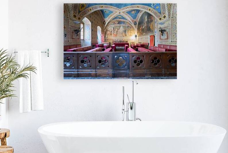 Visit the frescoed Hall of the Council in Volterra Tuscany by Marco Brivio