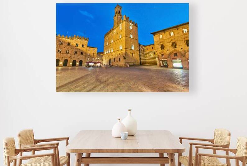 Exploring Palazzo dei Priori in Volterra Tuscany at night by Marco Brivio