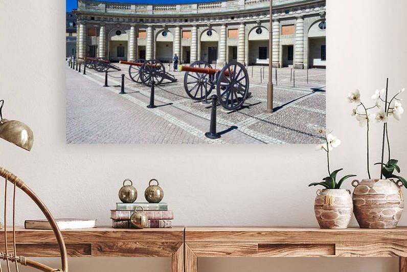 Explore Stockholm Palace and its cannons in Gamla Stan by Marco Brivio