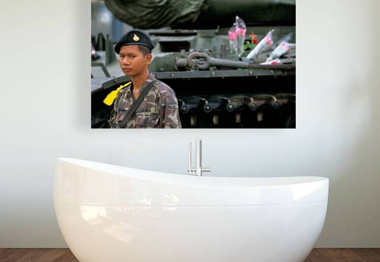 Coup in Bangkok with public support and military presence by Marco Brivio