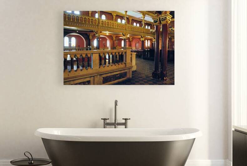 Visitors explore a historic building in Krakow Poland by Marco Brivio