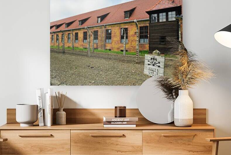 Site of Auschwitz concentration camp in Krakow Poland by Marco Brivio