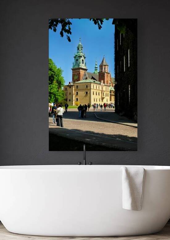 Walking through Krakow near the historic Wawel Castle by Marco Brivio