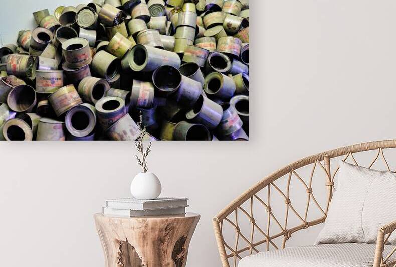 Cans of gas discovered at Auschwitz concentration camp in Krakow by Marco Brivio