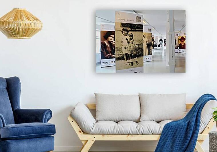 Exhibition of historical images at Auschwitz in Krakow Poland by Marco Brivio