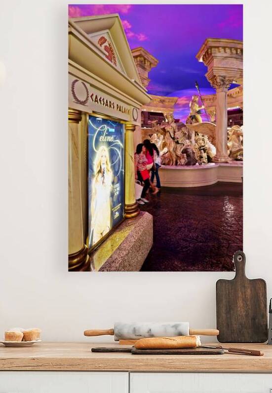 Shopping at caesars palace hotel in las vegas by Marco Brivio