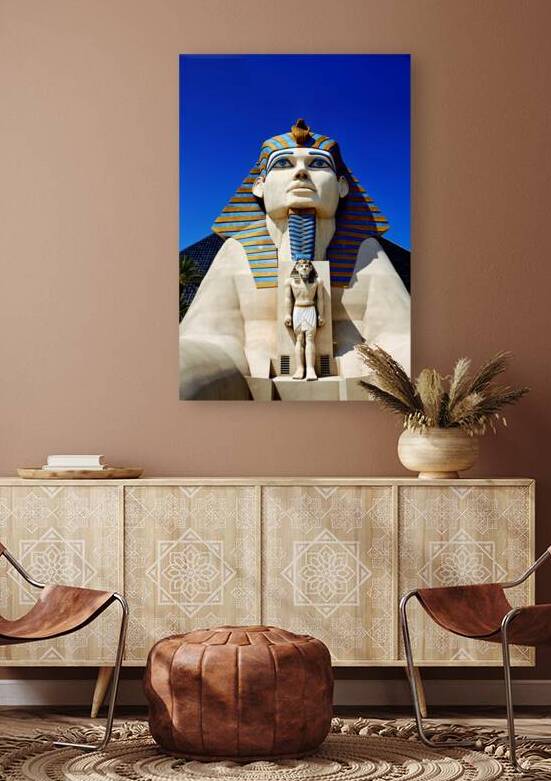 Luxor Hotel and Casino features large sphinx in Las Vegas by Marco Brivio