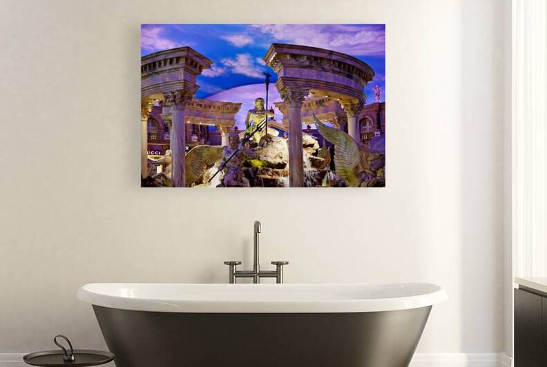 Fountain display at Caesars Palace Hotel in Las Vegas by Marco Brivio