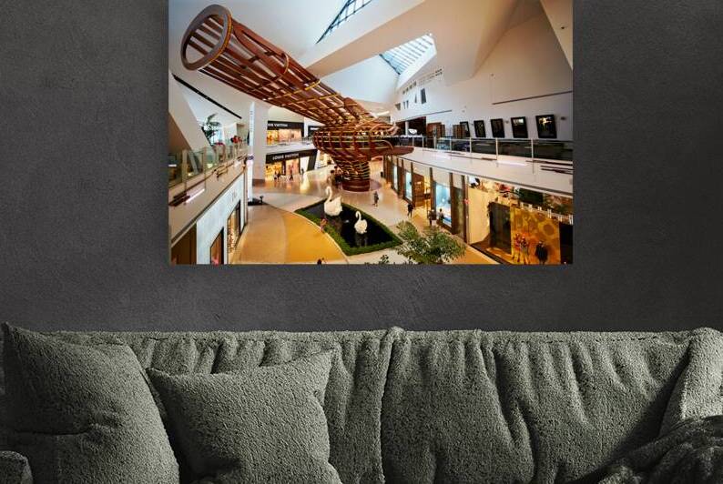 Visitors explore Crystals Mall at City Center in Las Vegas by Marco Brivio