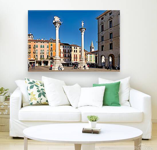Historic sights in Piazza dei Signori in Vicenza Veneto Italy by Marco Brivio