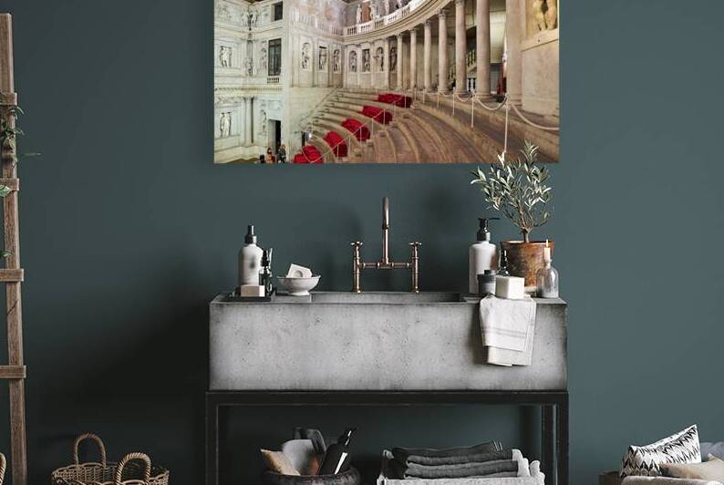 Exploring the interior of Teatro Olimpico in Vicenza Italy by Marco Brivio