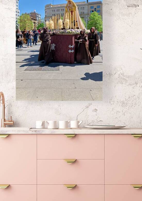 Easter processions in Zaragoza Aragon Spain during Holy Week by Marco Brivio