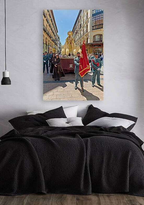 Procession during Easter Holy Week in Zaragoza Spain by Marco Brivio