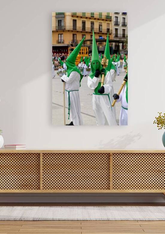 Easter procession in Zaragoza Spain features traditional attire by Marco Brivio