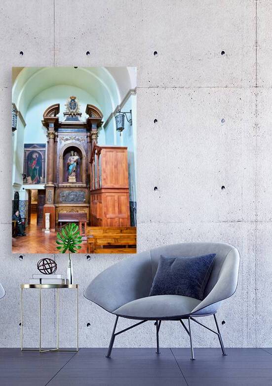 San Gil Abad church interior in Zaragoza Aragon Spain by Marco Brivio