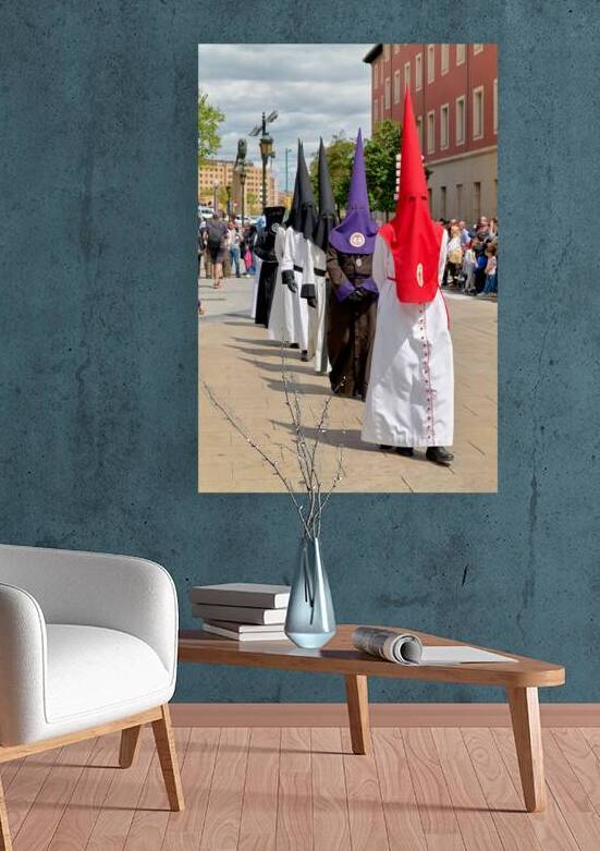 Processions during Easter Holy Week in Zaragoza Spain by Marco Brivio