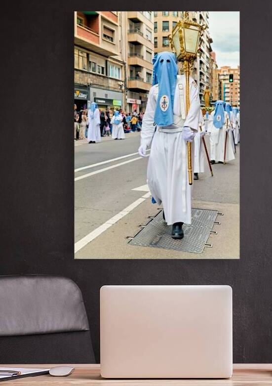 Processions during Easter Holy Week in Zaragoza Spain by Marco Brivio