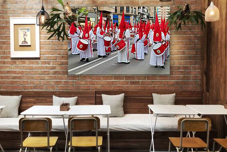 Processions for easter holy week in zaragoza aragon spain by Marco Brivio