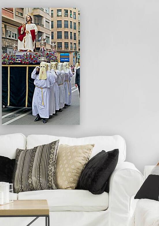 Processions during Easter Holy Week in Zaragoza Spain by Marco Brivio