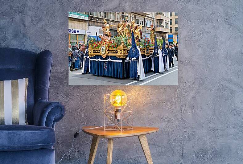 Processions during Easter Holy Week in Zaragoza Spain by Marco Brivio