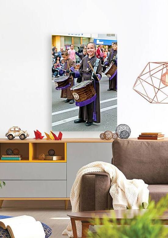 Easter processions in Zaragoza Spain with child drummers by Marco Brivio