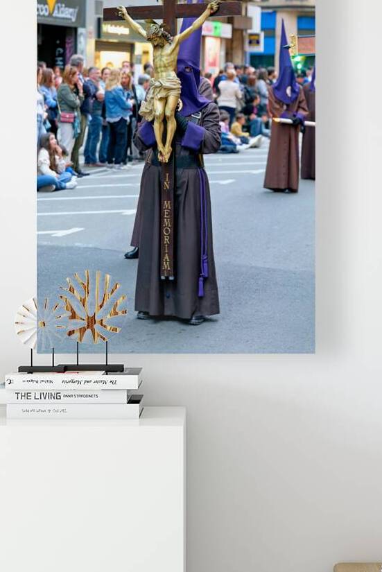 Processions during Holy Week in Zaragoza Aragon Spain by Marco Brivio