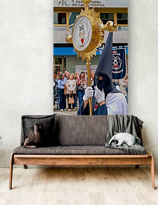 Procession of Holy Week in Zaragoza during Easter celebrations by Marco Brivio