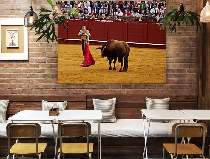 Bullfight event in Seville Arena of Andalusia Spain by Marco Brivio