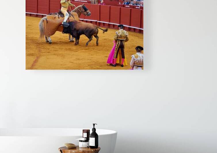 Bullfight event in Seville Arena during afternoon in Andalusia by Marco Brivio