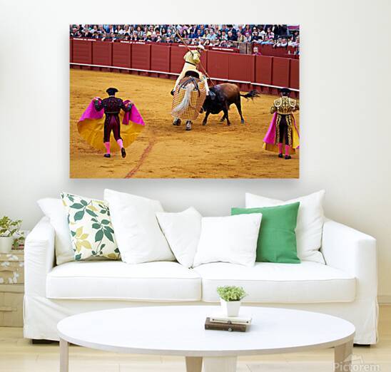Bullfight in Seville Arena during the traditional event by Marco Brivio
