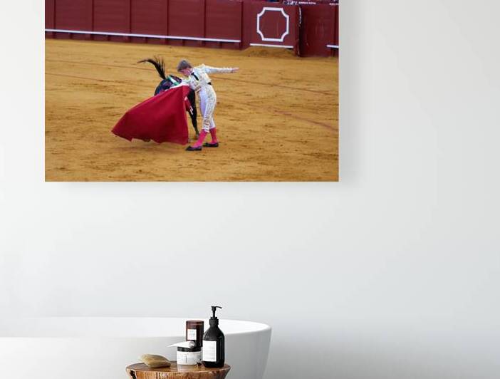Bullfight takes place in Seville Arena in Andalusia Spain by Marco Brivio