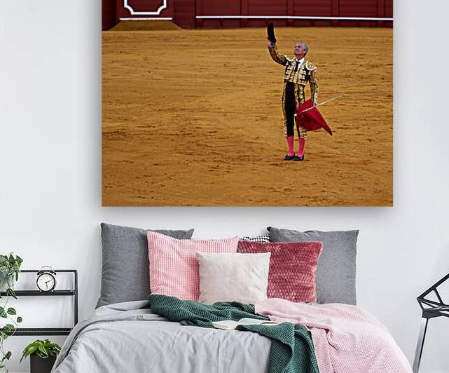 Bullfight takes place in Seville Arena in Andalusia Spain by Marco Brivio