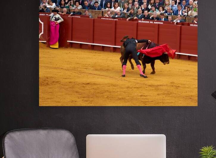 Bullfight in Seville Arena in Andalusia Spain during the event by Marco Brivio