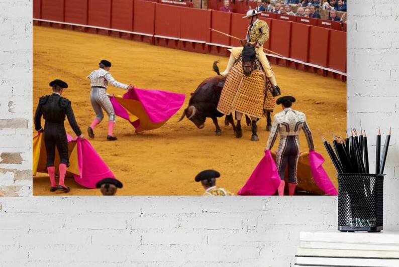 Bullfight event in Seville Arena during Andalusia festival by Marco Brivio